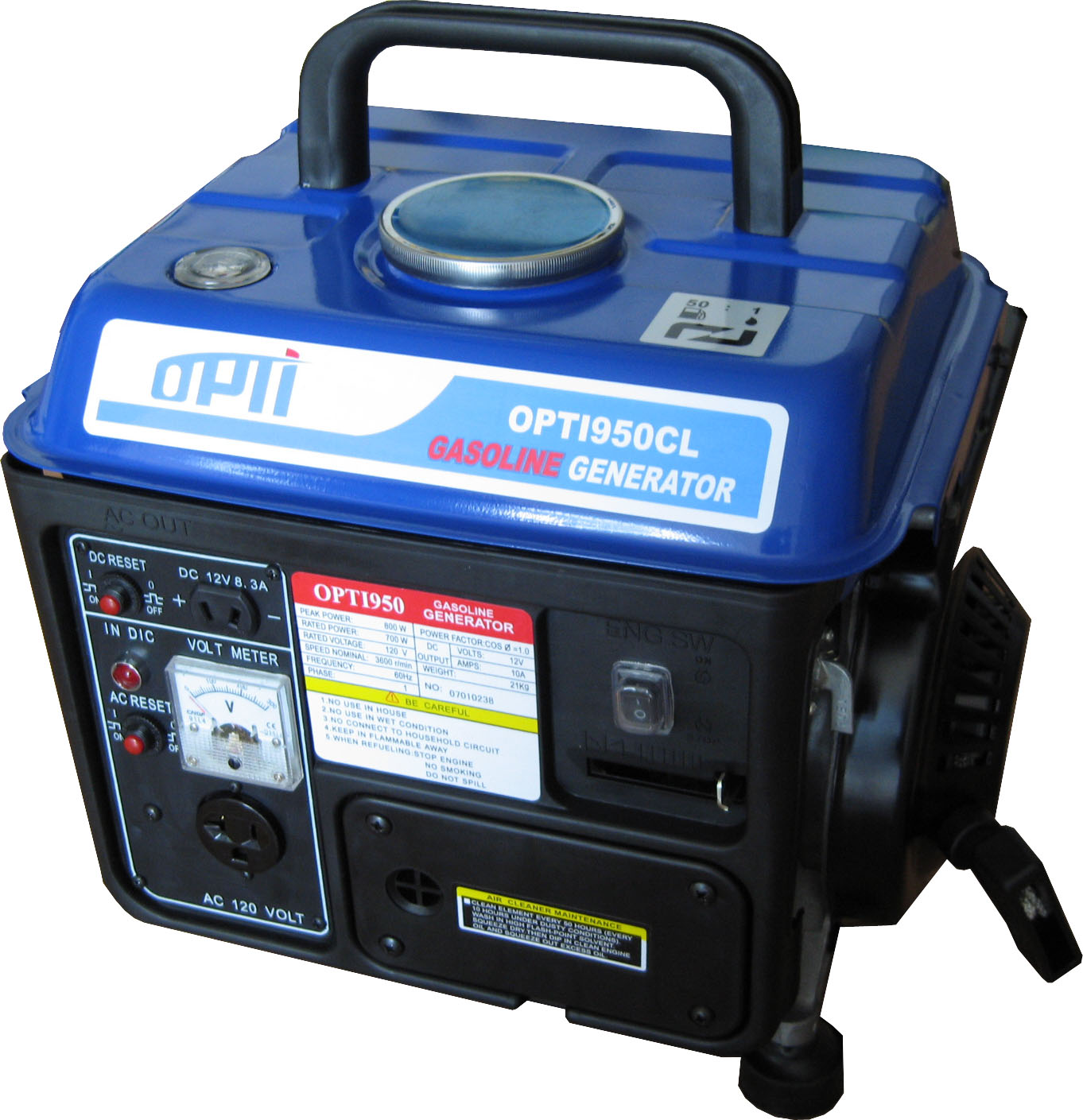 OPTI 950W Gasoline Generator